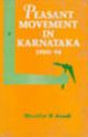 Peasant Movement In Karnataka : 1980-94