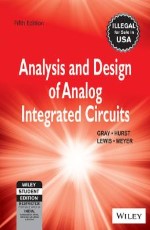 ANALYSIS AND DESIGN OF ANALOG INTEGRATED CIRCUITS, 5TH ED, ISV