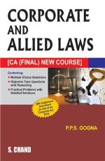 Corporate and and Allied Laws [CA (FINAL) NEW COURSE]