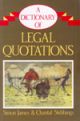 Dictionary of Legal Quotations, (Seventh Indian Reprint)