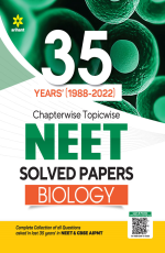 35 Years`(1988-2022) Chapterwise Topicwise NEET Solved Papers Biology