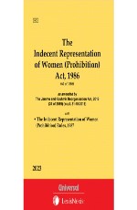 Indecent Representation of Women (Prohibition) Act, 1986 along with Rules, 1987 (Bare Act)
