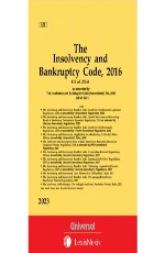 Insolvency and Bankruptcy Code, 2016 with Rules, Regulations and Order (Bare Act)