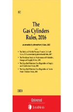 Gas Cylinders Rules, 2016 alongwith allied Rules &amp; Orders (Bare Act)