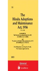 Hindu Adoption &amp; Maintenance Act, 1956 (Bare Act)