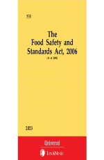 Food Safety and Standards Act, 2006 (Bare Act)