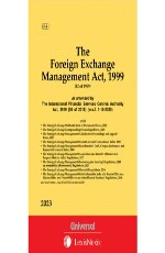 Foreign Exchange Management Act, 1999 along with allied Rules and Regulations &amp; Orders (Bare Act)