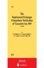 Employment Exchanges (Compulsory Notification of Vacancies) Act, 1959 along with Rules, 1960 (Bare Act)