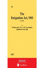 Emigration Act, 1983 along with Rules, 1983 along with Rules, 1983 (Bare Act)