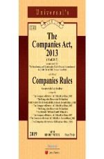 Companies Act, 2013 with allied Companies Rules along with (Removal of Difficulties) Order (Bare Act)