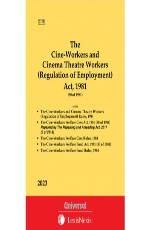 Cine-Workers and Cinema Theatre Workers (Regulation of Employment) Act, 1981 along with Rules, 1984, Welfare Cesws Act, 1981 along with Rules, 1984 Welfare Fund Act, 1981 and Rules, 1984 (Bare Act)