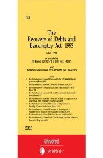 The Recovery of Debts and Bankruptcy Act, 1993 along with allied Rules (Bare Act)
