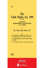 The Trade Marks Act, 1999 along with allied Rules (Bare Act)