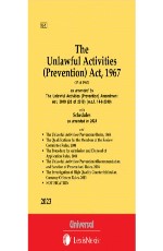 Unlawful Activities (Prevention) Act, 1967 along with Rules, 1968 (Bare Act)