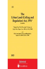 Urban Land (Ceiling and Regulation) Act,1976 along with Repeal Act, 1999 (Bare Act)