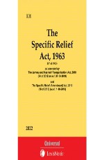 Specific Relief Act, 1963 as amended by The Specific Relief (Amendment) Act, 2018 (18 of 2018) (Bare Act)