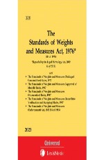Standards of Weights and Measures Act, 1976 along with allied Rules and Act, 1985 (Bare Act)