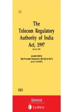 Telecom Regulatory Authority of India Act, 1997 (Bare Act)