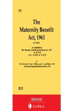 The Maternity Benefit Act, 1961 along with Rules, 1963 (Bare Act)