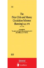 Prize Chits and Money Circulation Schemes (Banning) Act, 1978 (Bare Act)