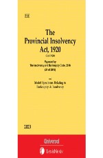 Provincial Insolvency Act, 1920 (Bare Act)