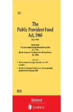 Public Provident Fund Act, 1968 (Bare Act)