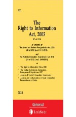 Right to Information Act, 2005 along with allied Rules and Regulations (Bare Act)