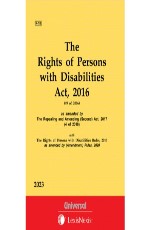 Rights of Persons with Disabilities Act, 2016 (Bare Act)
