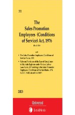 Sales Promotion Employees (Conditions of Service) Act, 1976 along with Rules, 1976 (Bare Act)