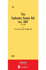 Sashastra Seema Bal Act, 2007 along with Rules, 2009 (Bare Act)