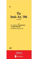 Seeds Act, 1966 along with Rules &amp; Orders, 1983 (Bare Act)