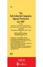 Sick Industrial Companies (Special Provisions) Act, 1985 along with BIFR and other allied Rules (Bare Act)