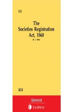 Societies Registration Act, 1860 with State Amendments (Bare Act)