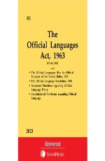 Official Languages Act, 1963 (Bare Act)