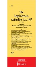 Legal Services Authorities Act, 1987 along with allied Rules and Regulations (Bare Act)