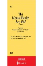 Mental Health Act, 1987 along with Central Mental Health Authority Rules, 1990 and State Mental Health Rules, 1990 (Bare Act)