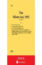Mines Act, 1952 along with Rules, 1955 and The Mines Rescue Rules, 1985 (Bare Act)