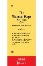 Minimum Wages Act, 1948 along with Central Rules, 1950 (Bare Act)
