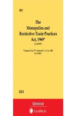Monopolies and Restrictive Trade Practices Act, 1969 (Bare Act)