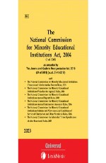 National Commission for Minority Educational Institutions Act, 2004 along with allied Rules, 2006 (Bare Act)