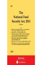 National Food Security Act, 2013 (Bare Act)