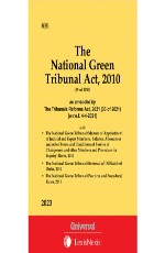 National Green Tribunal Act, 2010 with Order, 2010 along with the National Green Tribunal (Practice and Procedure) Rules, 2011 (Bare Act)