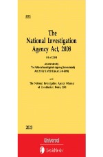 National Investigation Agency Act, 2008 (Bare Act)
