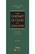 Law of Contempt of Court and Legislature