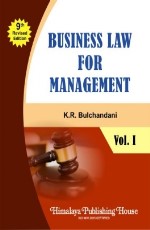 Business Law for Management Volume I