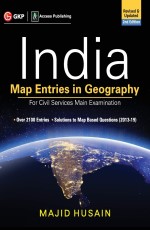 India Map Entries in Geography for Civil Services Main Examination 2nd Edition by Majid Husain