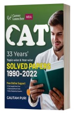 CAT 2023: 33 Years Topic-Wise &amp; Year-Wise Solved Papers 1990-2022 by Gautam Puri