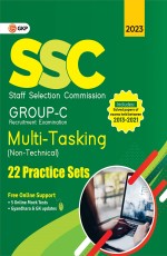 SSC 2023: Group C Multi-Tasking (Non Technical) – 22 Practice Sets by GKP