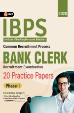 IBPS Bank Clerk 2020-21 : 20 Practice Papers Phase 1 by GKP