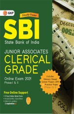 SBI 2021 : Clerical Grade Phase 1 &amp; 2 – Junior Associates – Study Guide by GKP